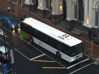 Dunedin bus, New Zealand - Flickr - Simon sees, Dunedin, 2018