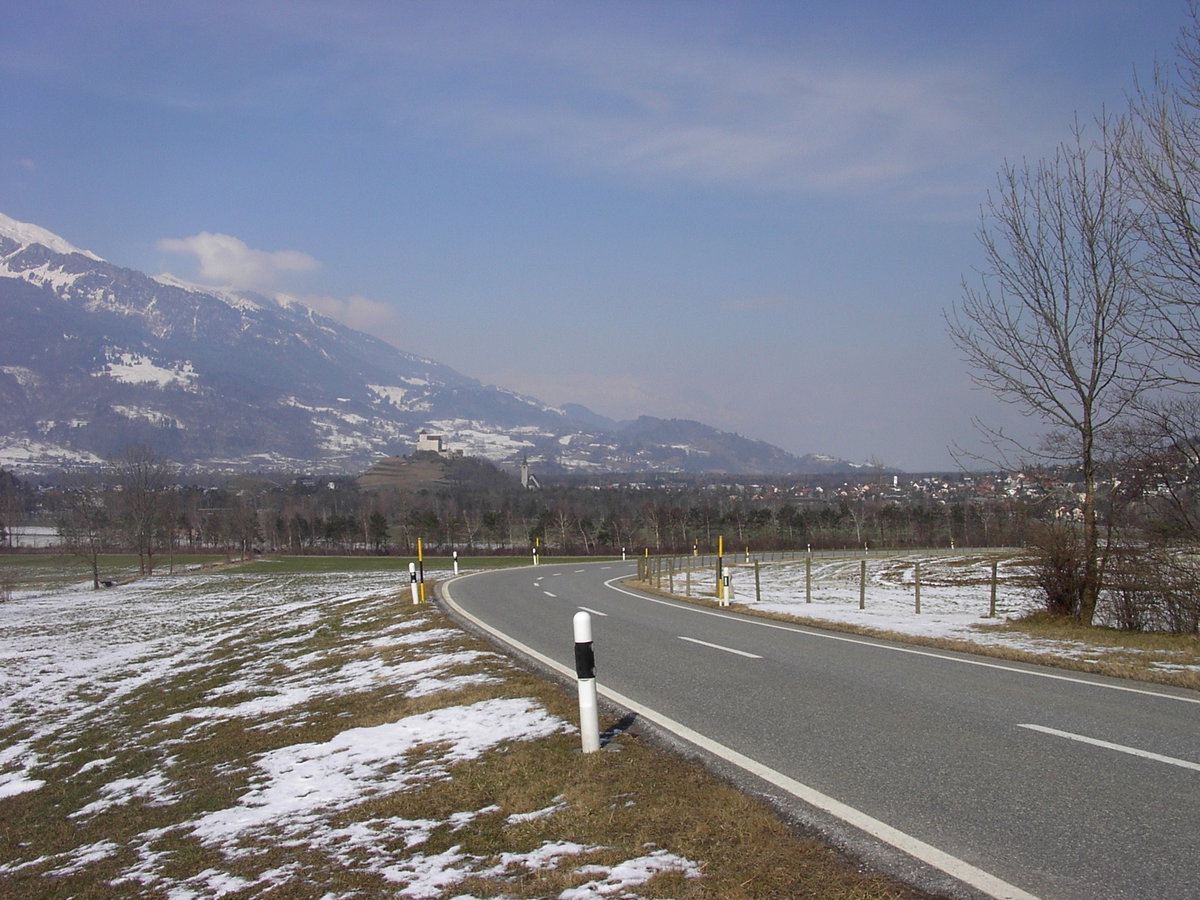 Blick auf Balzers, Balzers, Liechtenstein, 2010