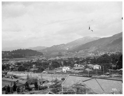 EU: Kyoto - elevated town view II (1913), Kyoto, 1913