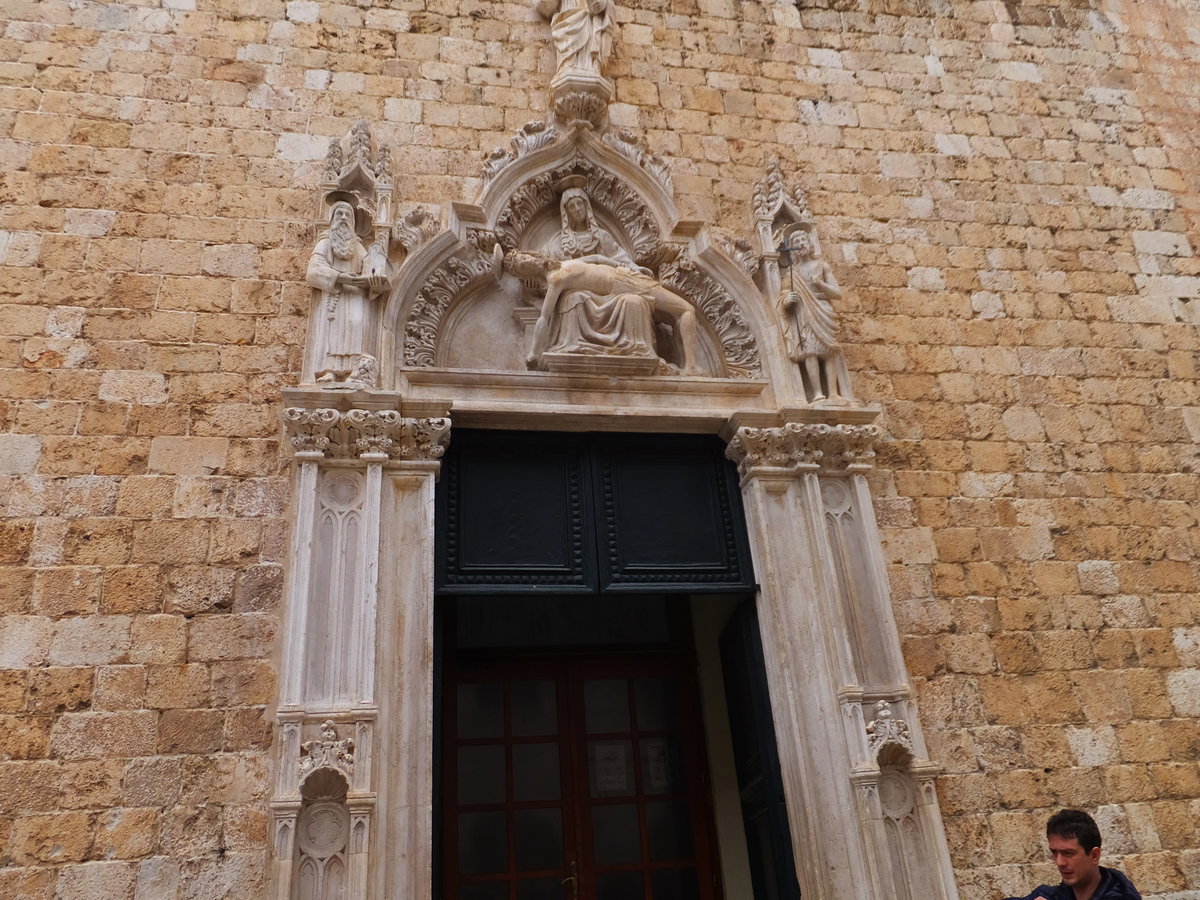 The Portal of Franciscan Monastery's Church 方濟修道院教堂入口, Dubrovnik, Croatia, 2016