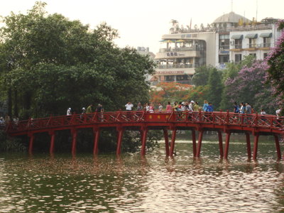 Lascar The Huc bridge - Hoan Kiem Lake, Hanoi, 2008