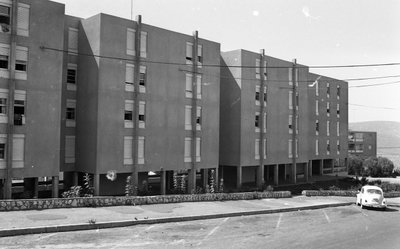 EU: Architecture in Safed - apartment building (1971), Safed, 1971
