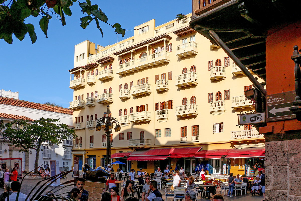 Plaza Santo Domingo, Cartagena, Cartagena, Colombia, 2020