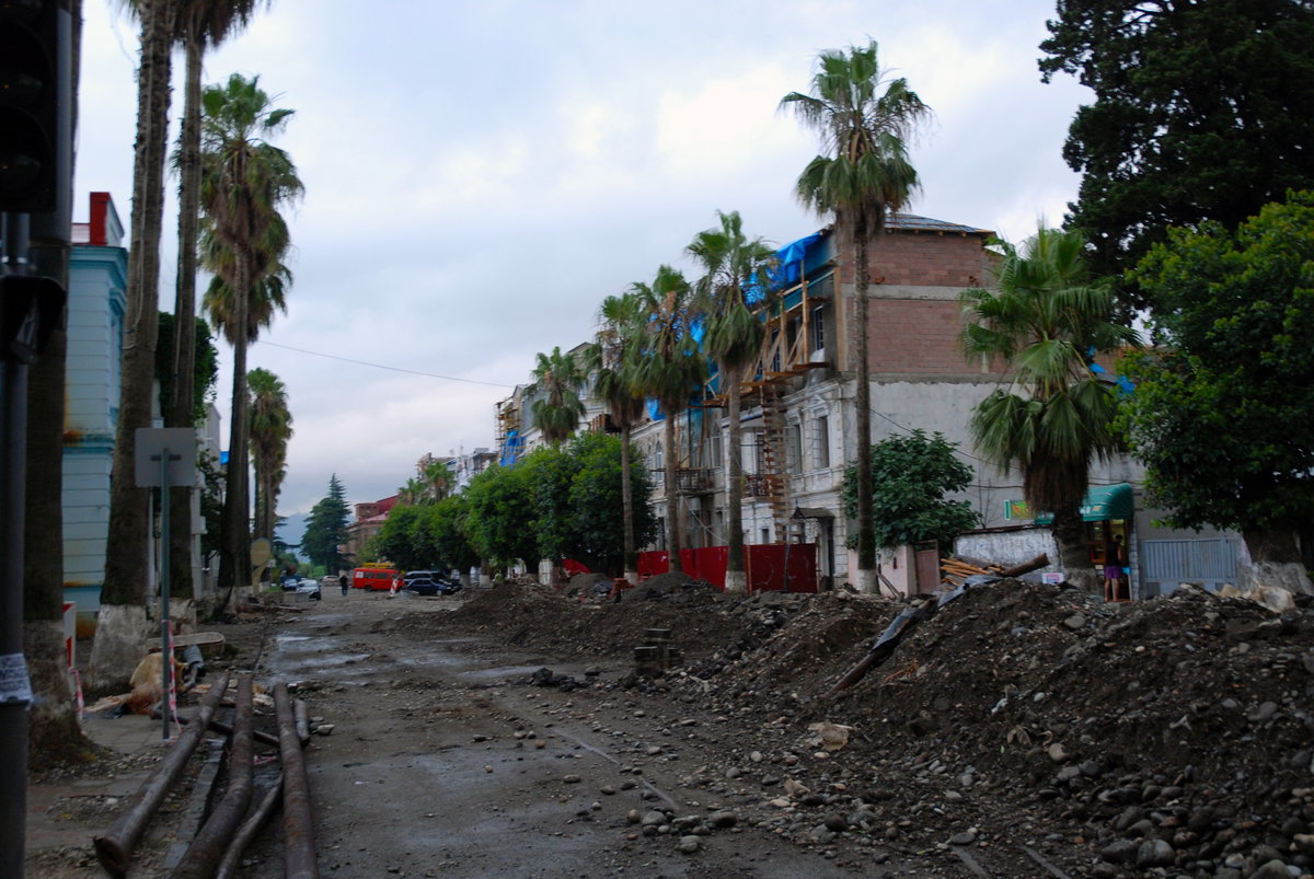 Batumi under renovation - July, Batumi, Georgia, 2009