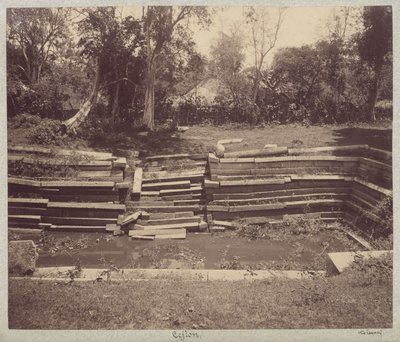 EU: Trosky starověkého bazénu (1890), Anuradhapura, 1890