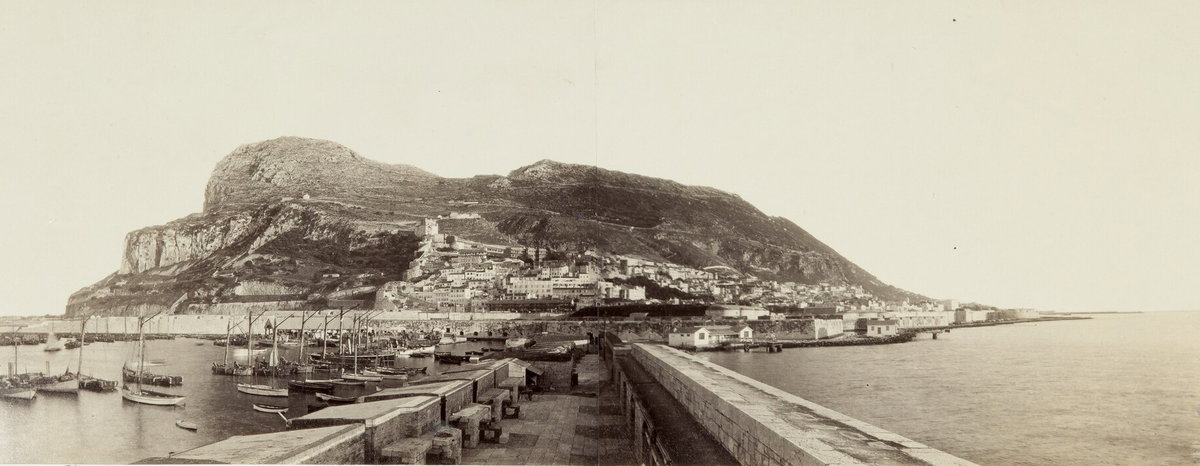 The Rock of Gibraltar, Gibraltar, 1890