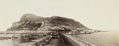 The Rock of Gibraltar, Gibraltar, 1890