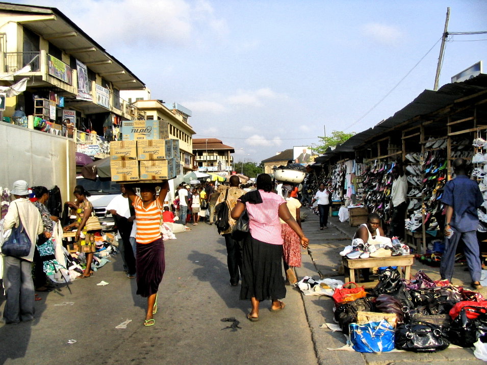 Market street, Accra, Ghana, 2008