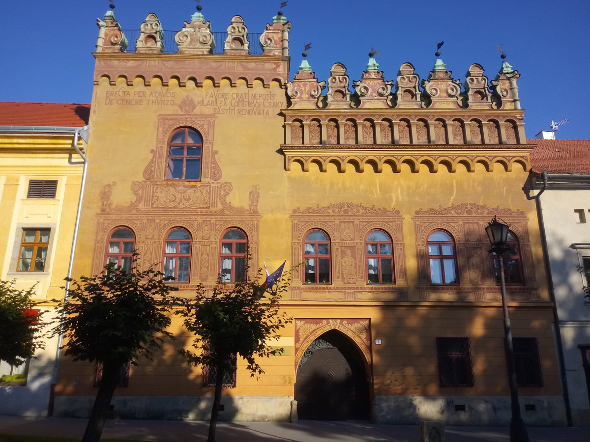 Thurzov dom v Levoči, dnes štátny archív, Levoča, Slovakia, 2020