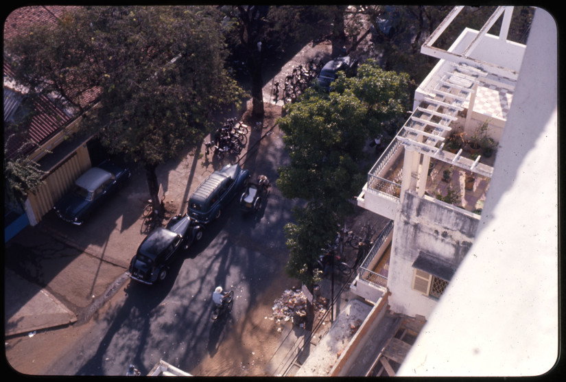 View from Meyerkord Hotel, Saigon, Vietnam, March, Ho Chi Minh City, Vietnam, 1966