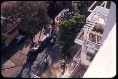 View from Meyerkord Hotel, Saigon, Vietnam, March, Ho Chi Minh City, 1966