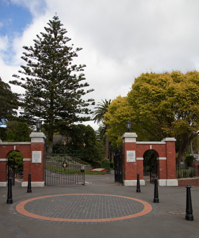 Entrance to Wellington Botanic Garden, Wellington, 2010