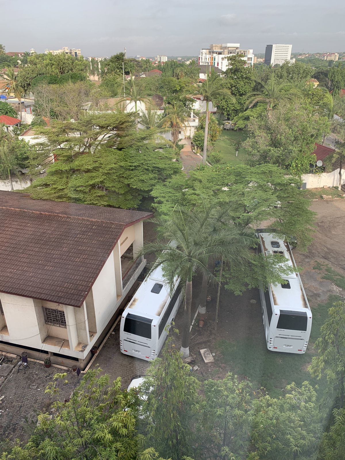 View from hotel room, Accra, Ghana, 2019