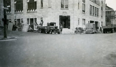 Chief Post Office Dunedin construction, Dunedin, 1937