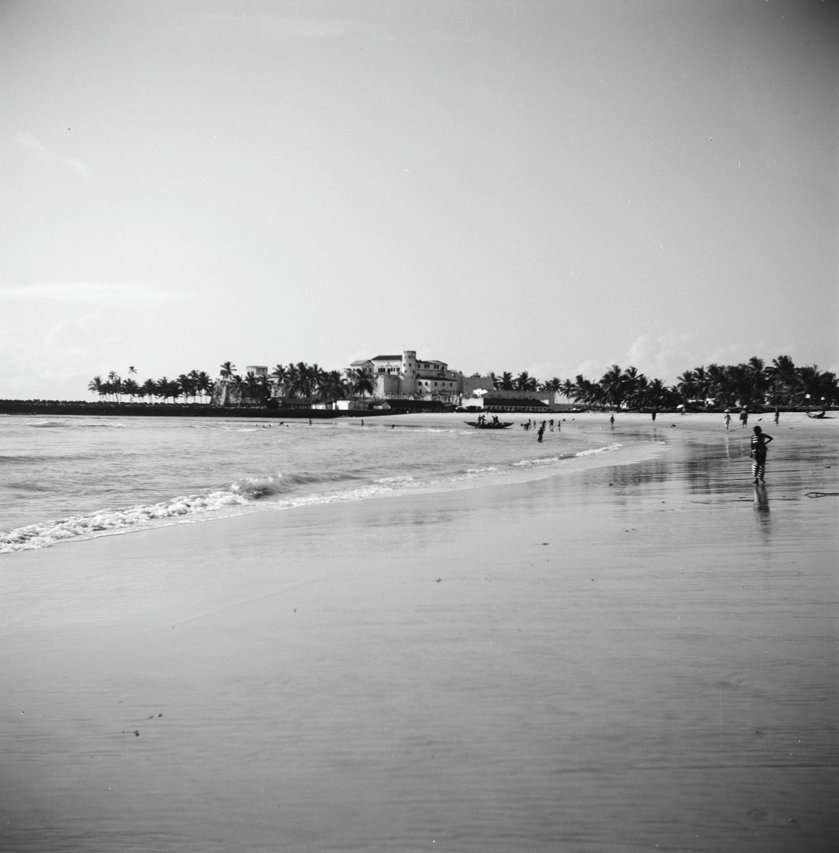 Fort St. George, gezien vanuit het oosten - - RCE, Elmina, Ghana, 1966