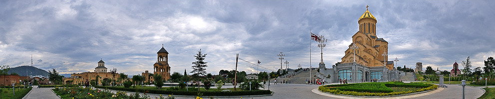 Sameba panorama, Tbilisi, Georgia, 2007