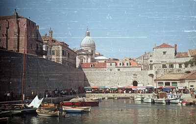 Kikötő. Fortepan, Dubrovnik, 1965