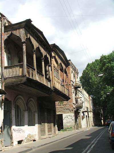 Architectural Detail - Old Town - Tbilisi - Georgia, Tbilisi — photos through time