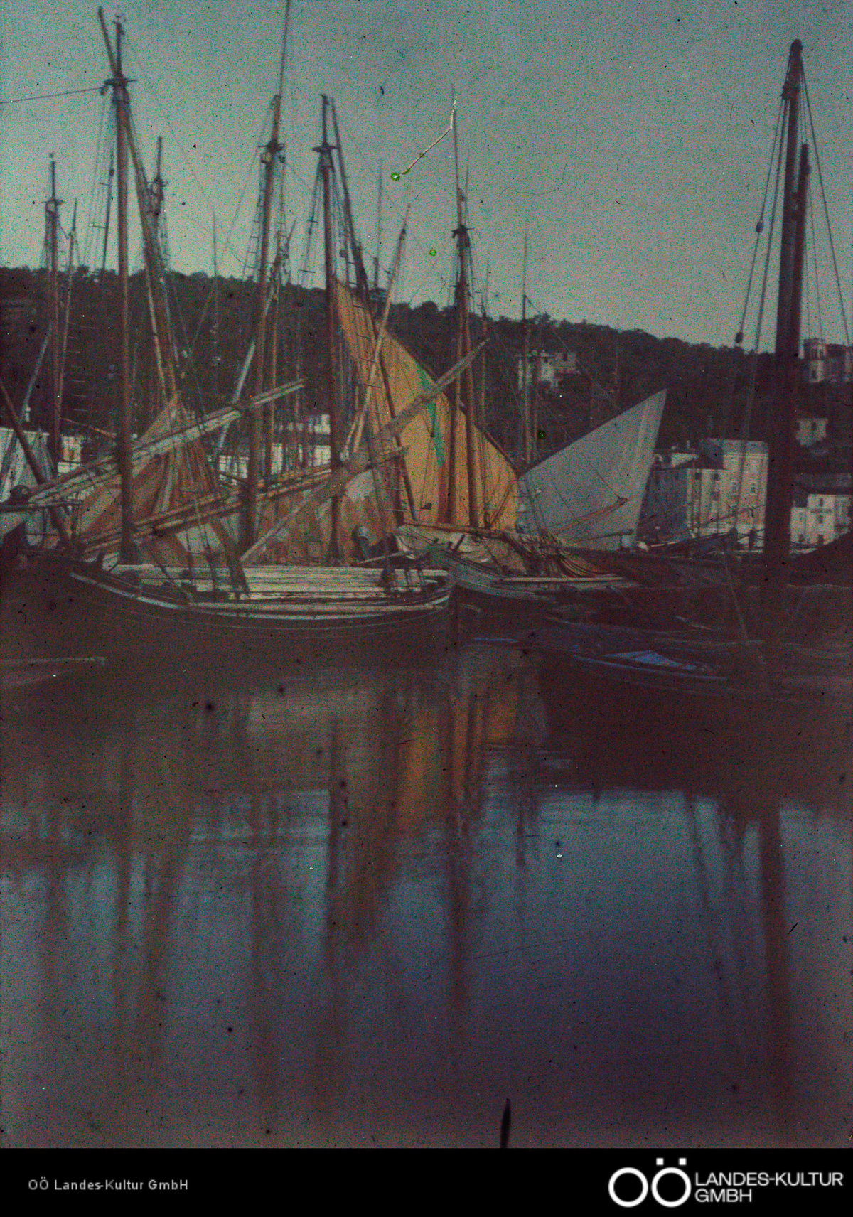 EU: Hafen von Piran (1913), Piran, Slovenia, 1913