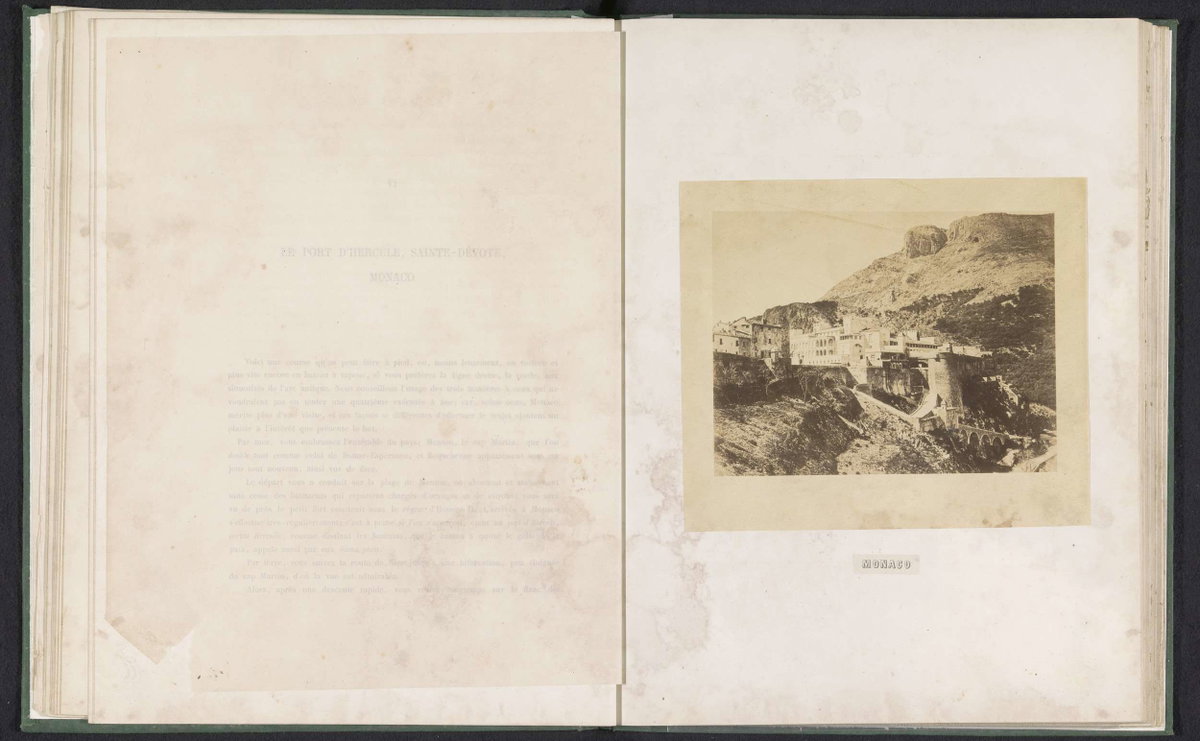 EU: Monte-Carlo et Monaco (Rijksmuseum) (1875), Monaco, Monaco, 1875