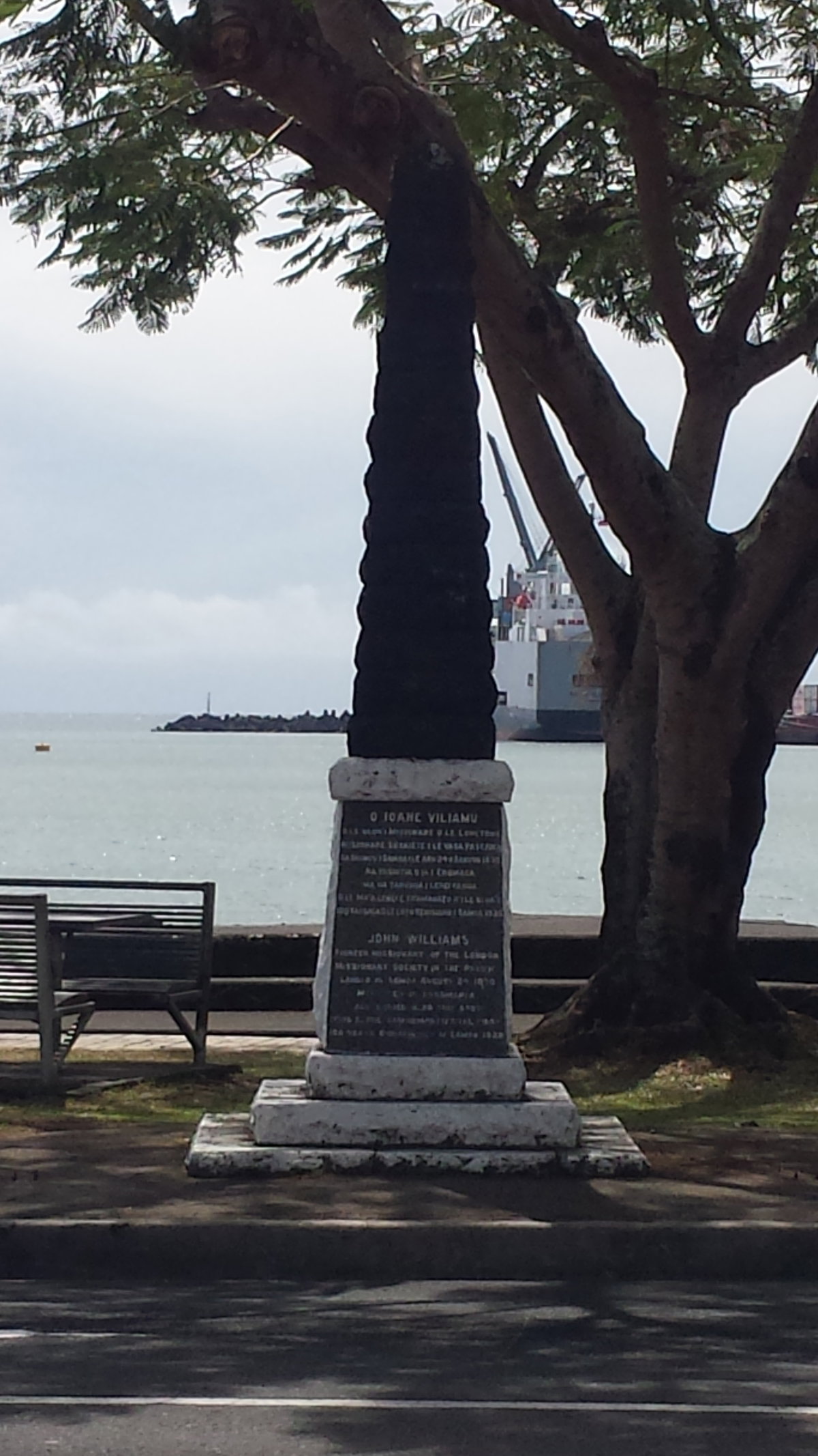 John Williams monument, Apia, Samoa - August, Apia, Samoa, 2016