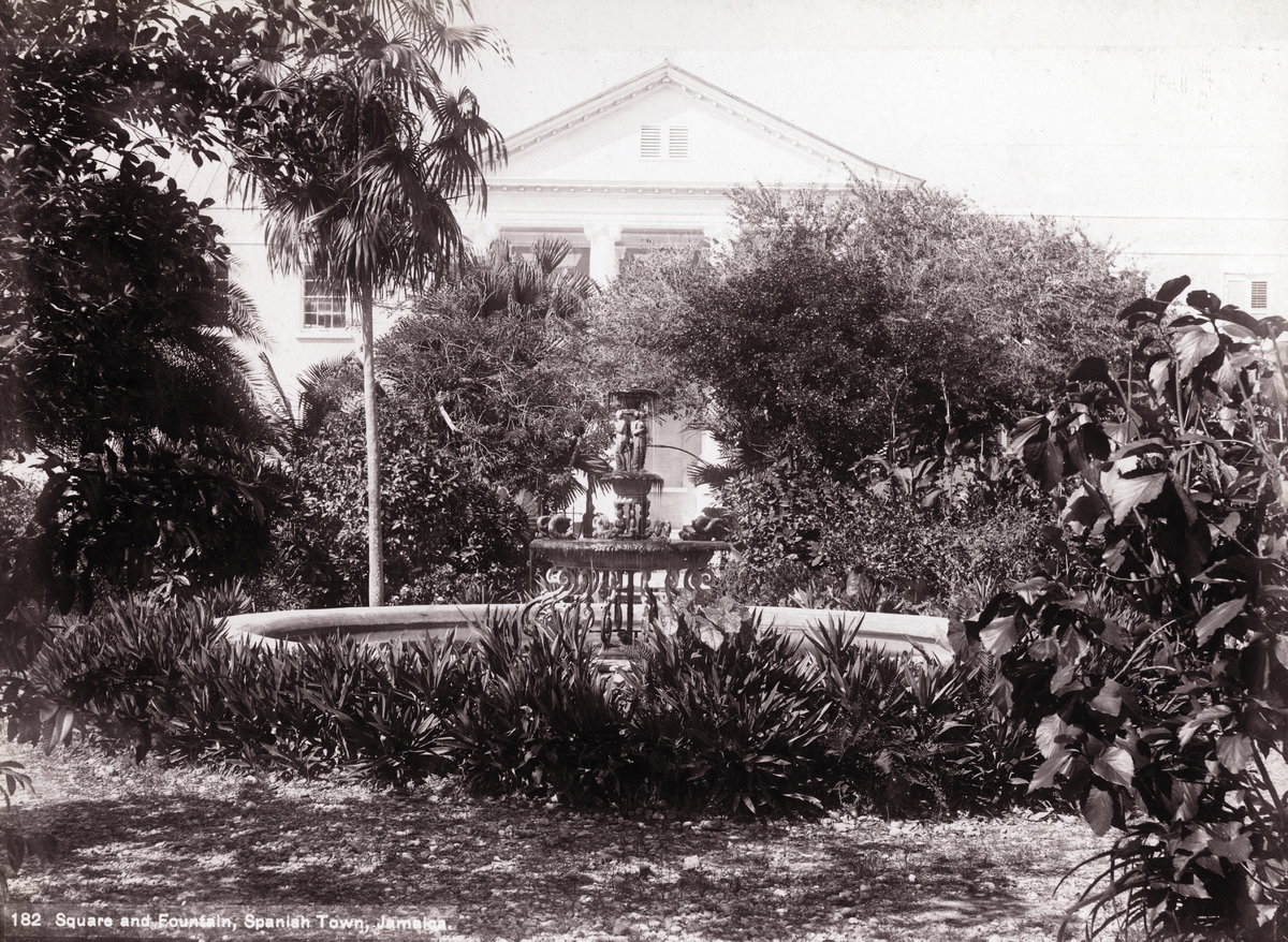 J. Murray Jordan - Square and Fountain, Spanish Town, Jamaica, Spanish Town, Jamaica, 1897