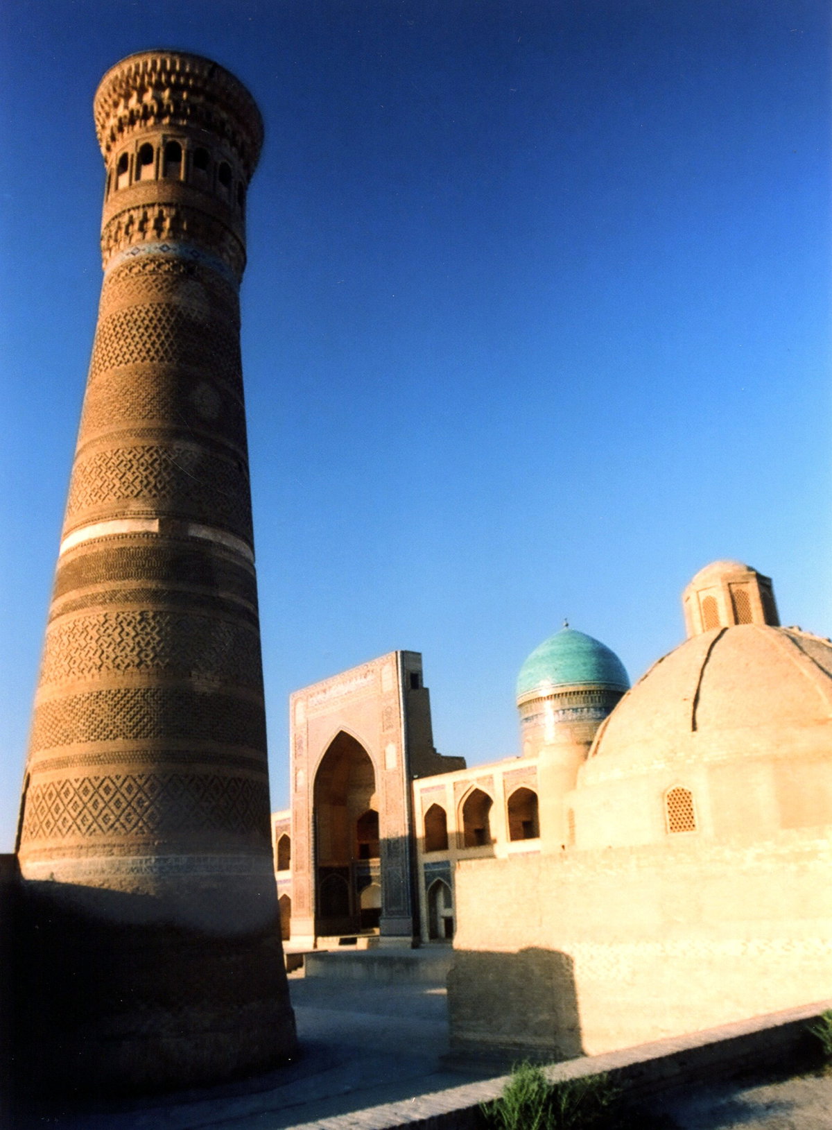 Kalon Minaret and Mir-i-Arab Madrassah, Bukhara, Bukhara, Uzbekistan, 2010
