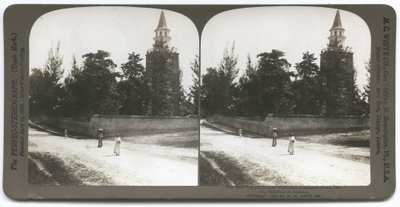 The Old Spanish Cathedral at Spanish Town, Jamaica, Spanish Town, 1904