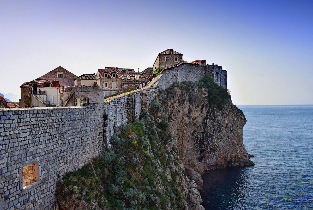 A walk along the wall, Dubrovnik, Croatia, 2018