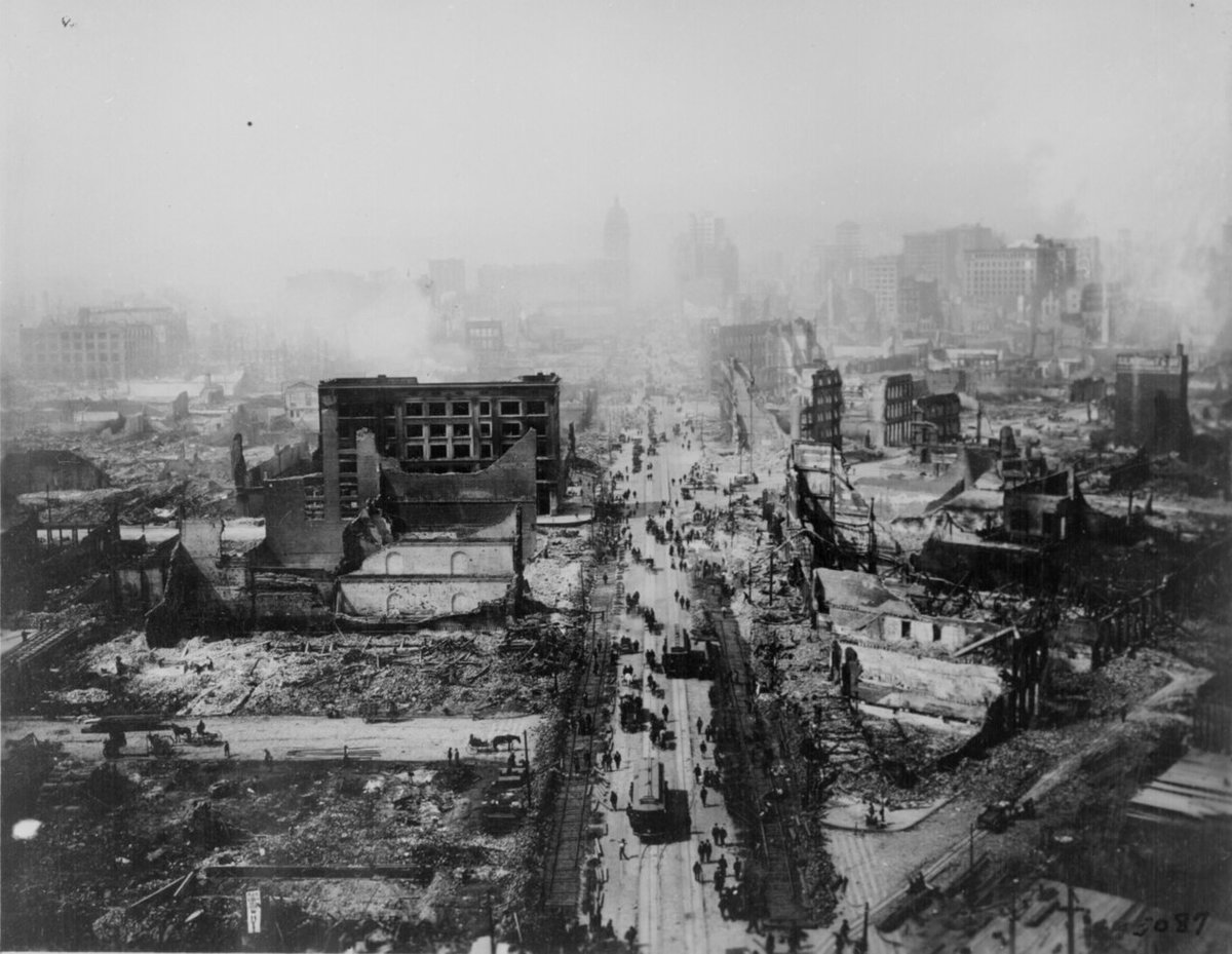 San Francisco after the earthquake, San Francisco, United States, 1906