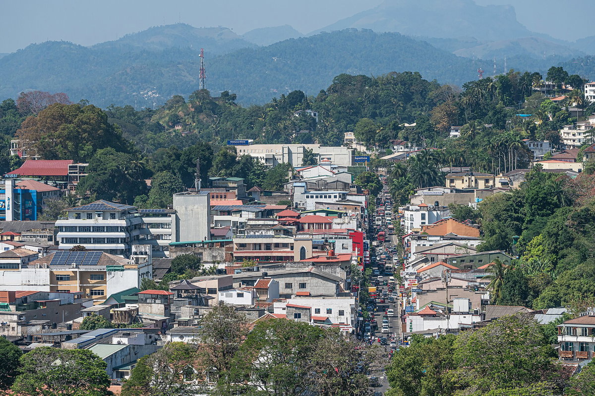 SL Kandy Arthurs Seat view, Kandy, Sri Lanka, 2020