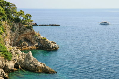 Dubrownik, Widok na morze z tarasu widokowego, Dubrovnik, 2011