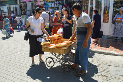 Bread Vendor, Tashkent, 2015