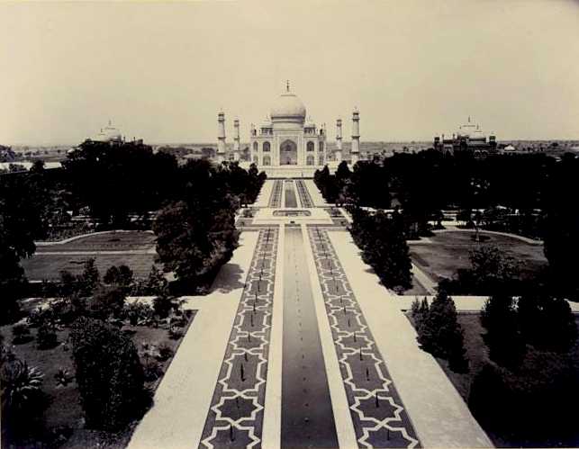 The Taj Mahal, Agra, India, 1890