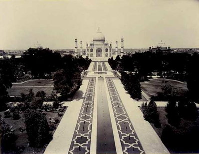 The Taj Mahal, Agra, 1890