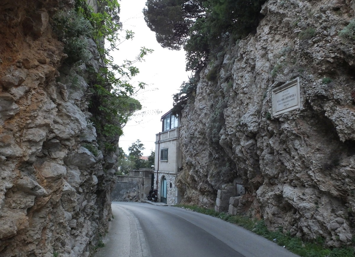 Ulica Liechtensteina w Dubrowniku, Dubrovnik, Croatia, 2019