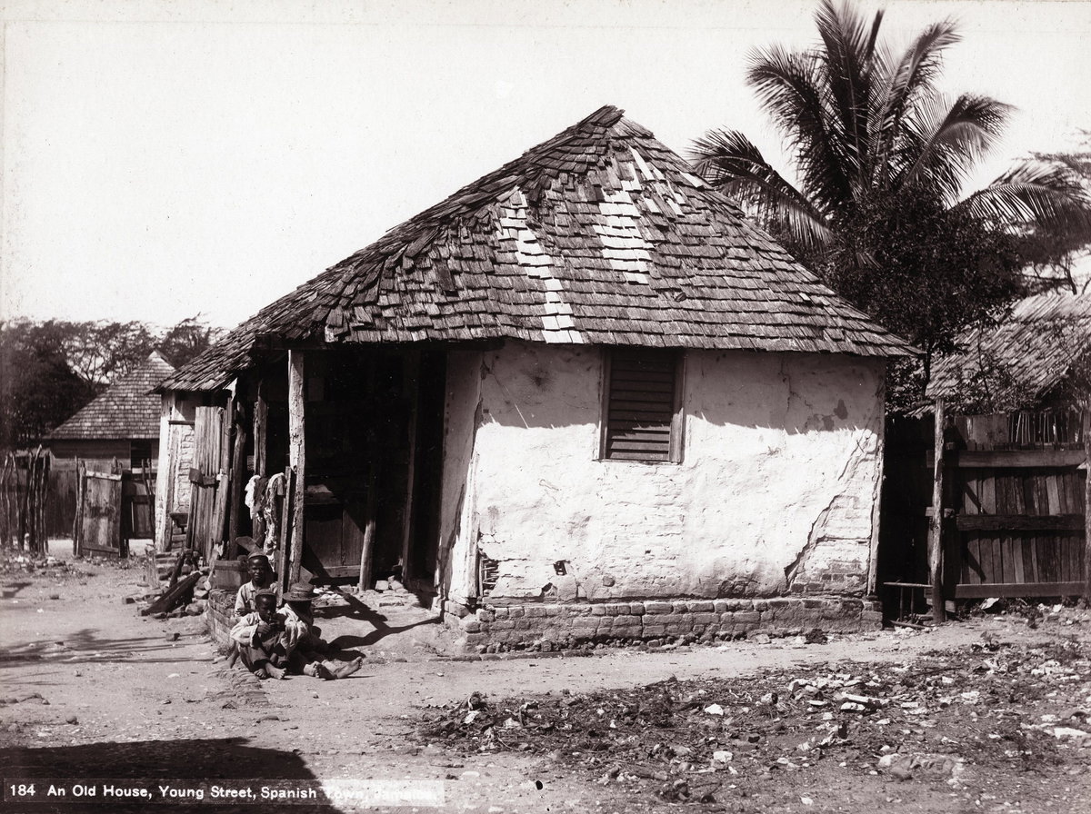 J. Murray Jordan - An Old House, Young Street, Spanish Town, Jamaica, ca, Spanish Town, Jamaica, 1890