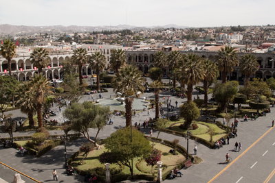 Catedral de Arequipa de noche, Arequipa — photos through time