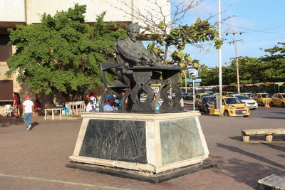 Statue of Cervantes, Cartagena, Cartagena, 2020