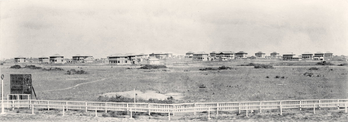 Accra - New bungalows on the ridge, Accra, Ghana, 1915