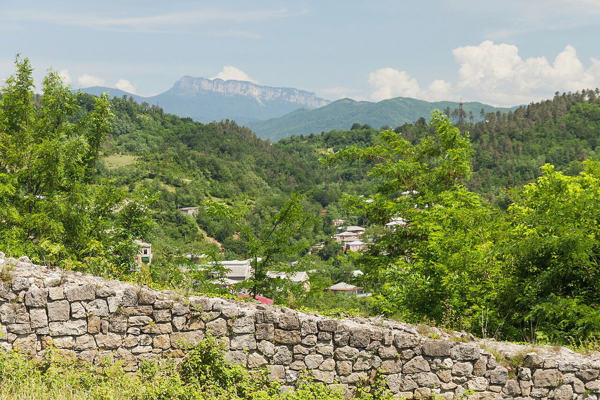 Kutaisi, Widoki z twierdzy Ukimerioni, Kutaisi, Georgia, 2014
