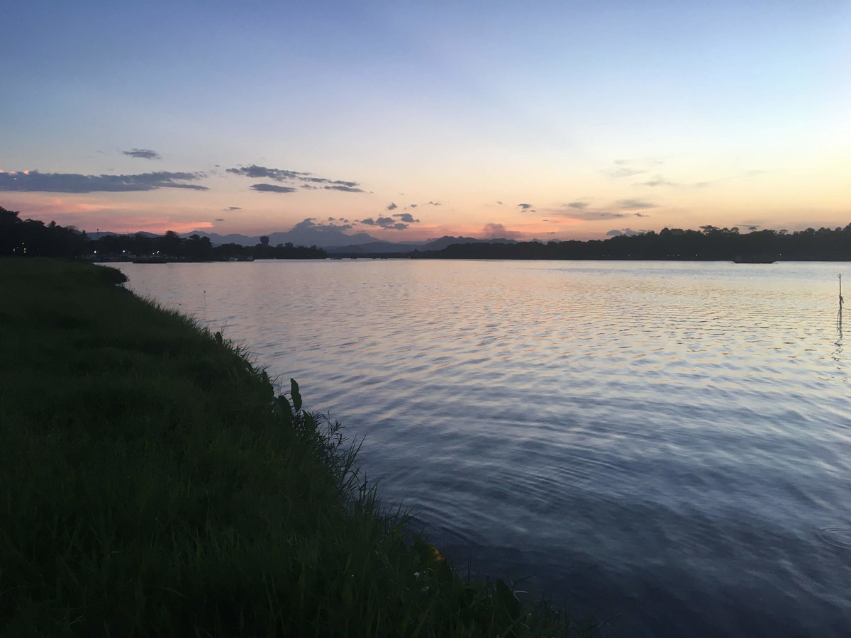 Perfume River at sunset 1, Hue, Vietnam, 2018