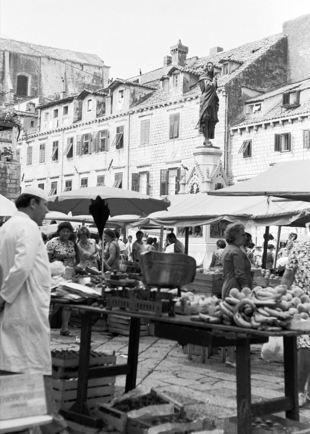Gondulić tér. Fortepan, Dubrovnik, Croatia, 1974