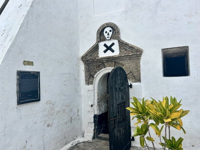 Entrance of the male slaves cell entrance, Elmina, 2025