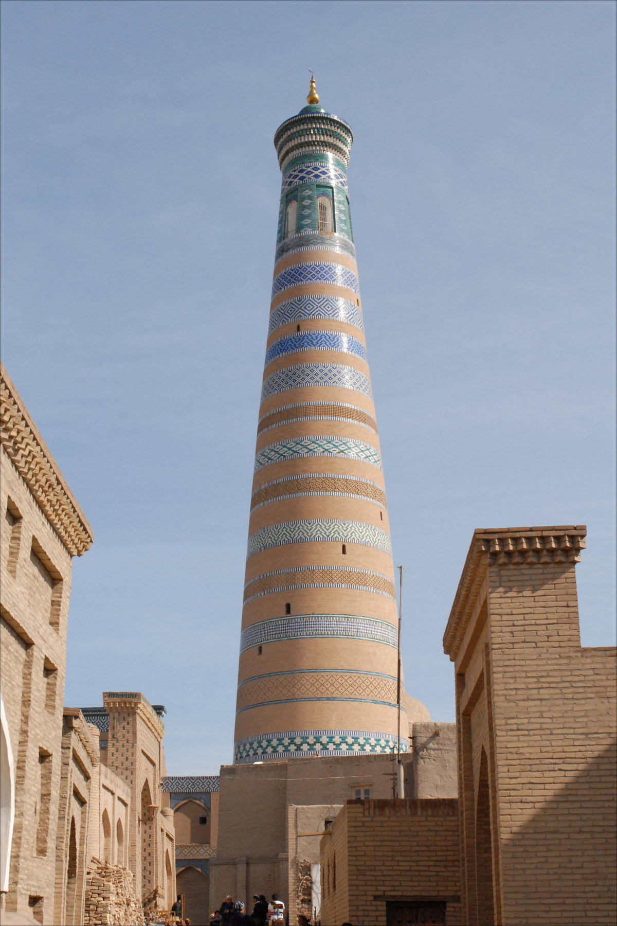 Le minaret Islam Khodja (Khiva, Ouzbékistan), Khiva, Uzbekistan, 2011