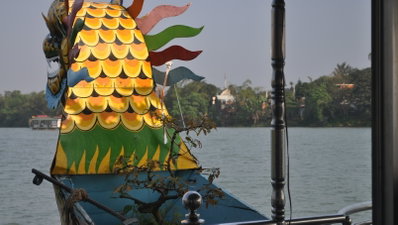 Dragon boat cruise, Perfume River, Hue, Hue, 2012