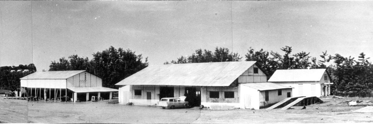 Bâtiments de la Station cotonnière de Bambari (République centrafricaine), Bambari, Central African Republic, 1955