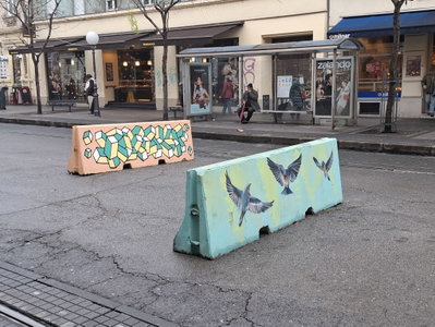 Barikade u Draškovićevoj ulici, prosinac, Zagreb, 2024