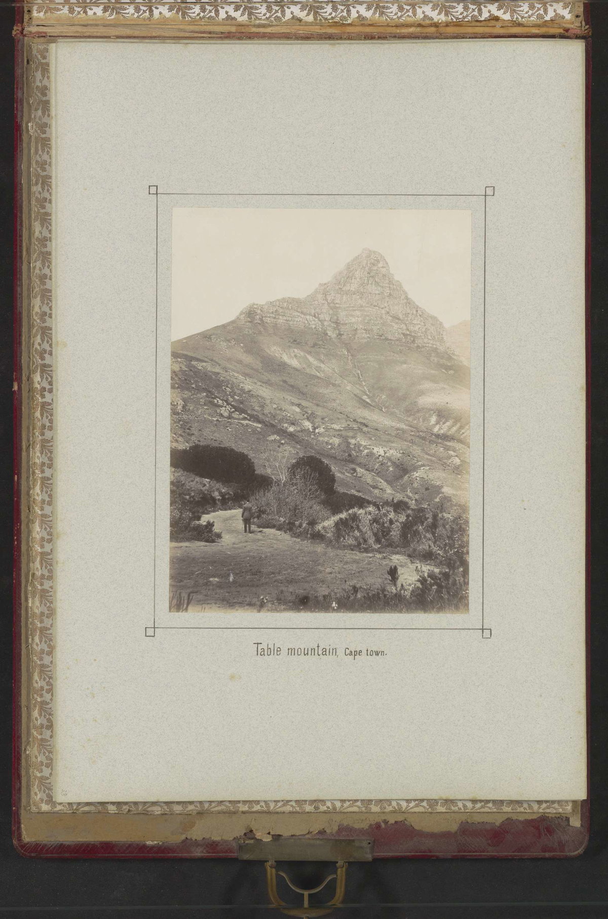 EU: Table mountain, Cape town, Cape Town, South Africa, 1890