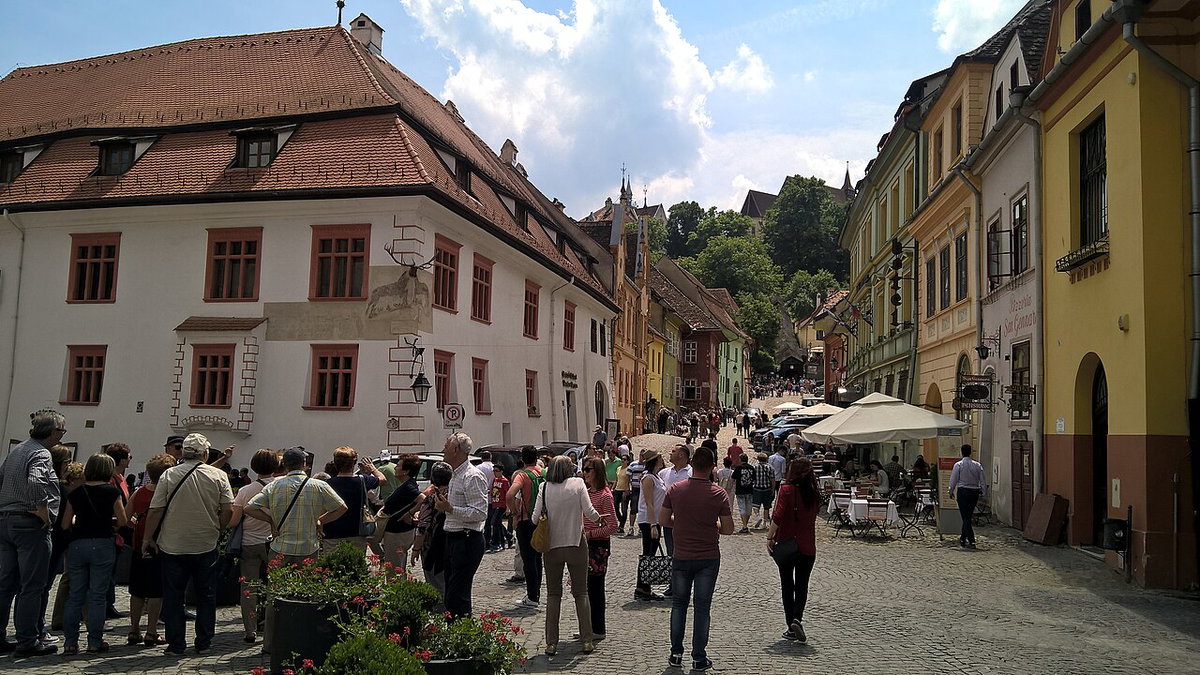 Casa cu cerbi, Sighișoara, Romania, 2017